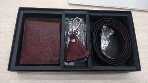 Customized Leather Gifts Set