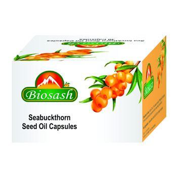 Sea Buckthorn Seed Oil Capsule (Ayurvedic Medicine)