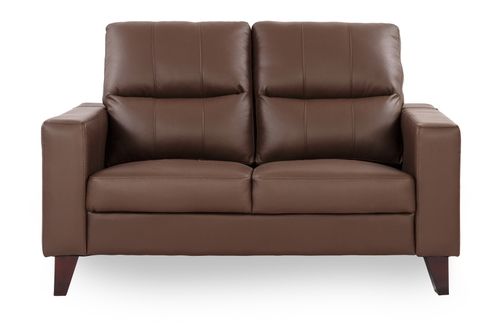 Two Seater Luxury Leather Sofa (Genoa) No Assembly Required