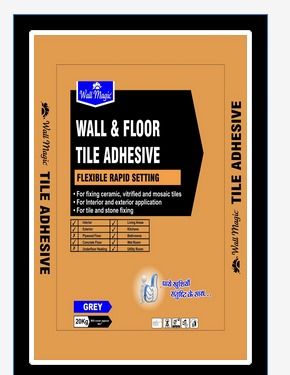 White Wall And Floor Tile Adhesive