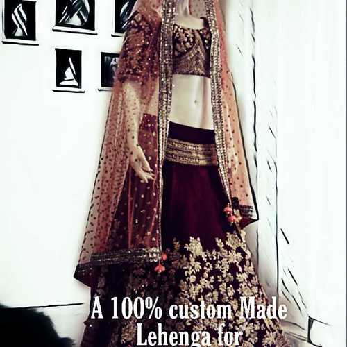 Custom Made Bridal Wear (red) in Delhi at best price by Mehar - Justdial