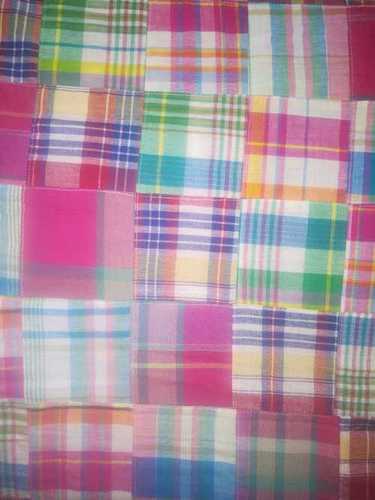 Tear-Resistant Exclusive Madras Patchwork Fabric