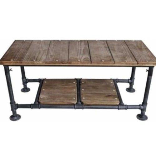 Industrial Wooden Coffee Table 