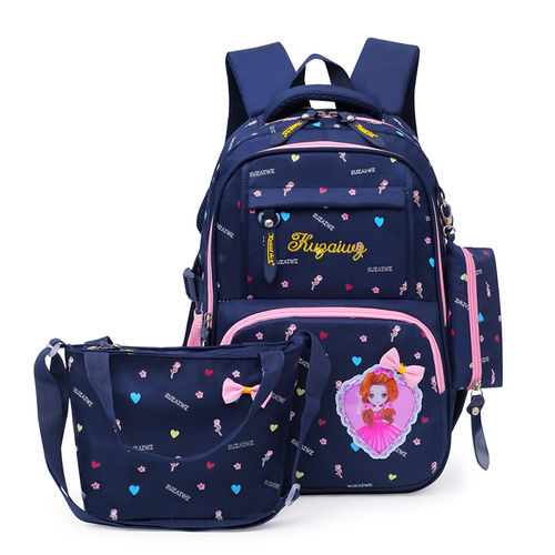 Blue Waterproof School Bags Backpack For Students Travel Bags