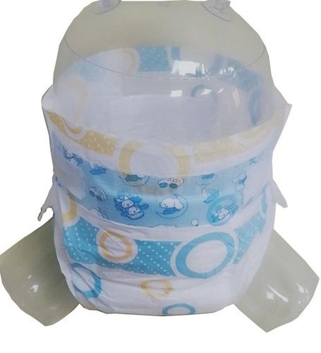 Fluff Pulp Disposable Printed Baby Diaper