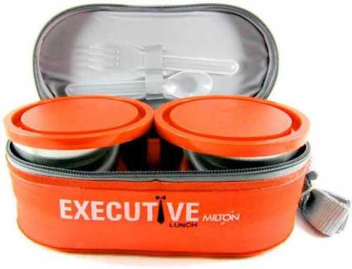 Orange Milton Executive Lunch Box