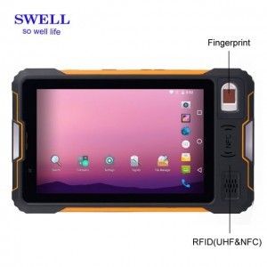 Rugged Tablet Pc Handheld Terminal Uhf Barcode Scanner Android 7.0