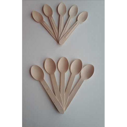 Plain White Wooden Spoon