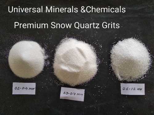 Premium Grade Snow White Quartz Grains