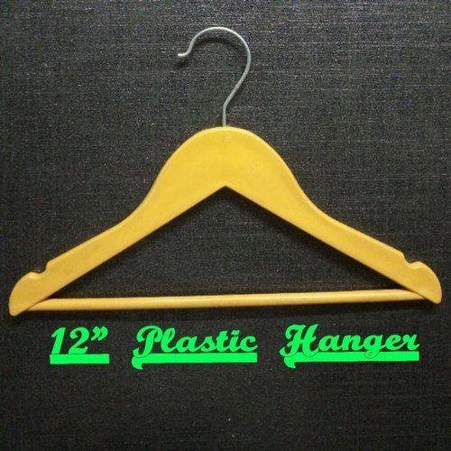 Garment Yellow Color Plastic Hanger