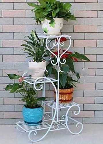 White Fancy Flower Pot Stands