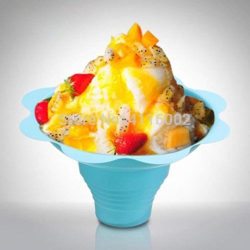 Golden Ice Cream Plastic Packing Tray