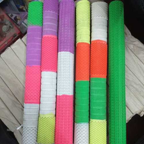 Grey And Yellow Multicolor Cricket Bat Rubber Grip