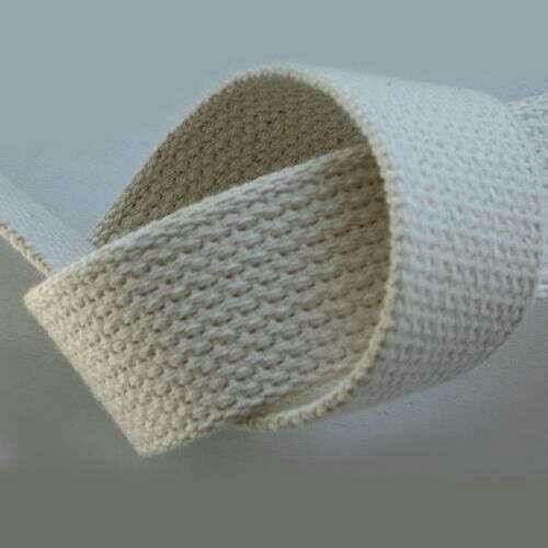 White Color Cotton Webbing Tapes
