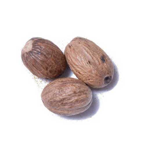 Brown Whole Dried Natural Nutmeg