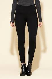 Quick Dry Black Color Ladies Cotton Leggings