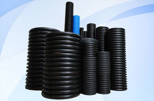 Black Dwc Hdpe Duct Piping System