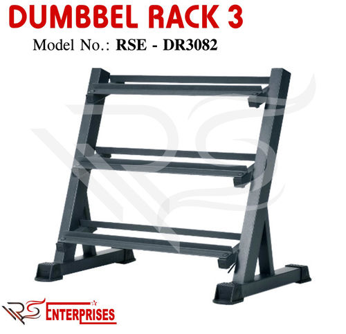 Gray Color Dumbbell Rack