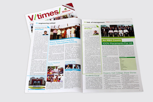 Printed Newsletter Designing Service By HB Design Private Limited