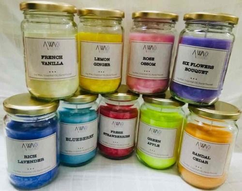 Scented Jar Candles With Premium Fragrances
