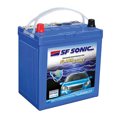 Steel Sf Sonic Car Battery 