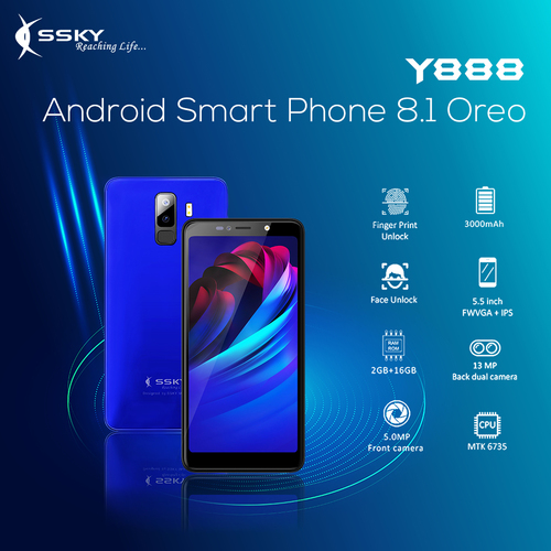Android Smart Mobile Phone (Y888) Android Version: Latest
