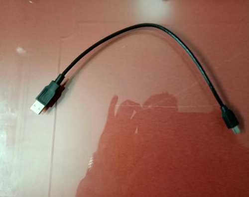 Black Damage Resistant Usb Data Cable