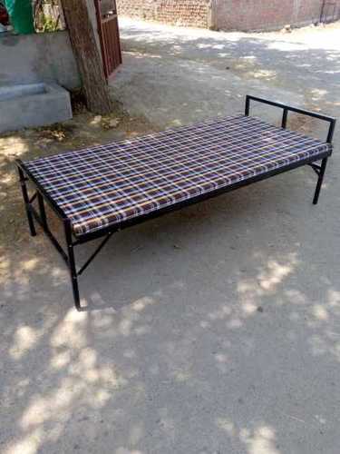 Painted Folding Bed With Cushion