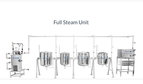 सेमी ऑटोमैटिक फुल स्टीम कुकिंग यूनिट