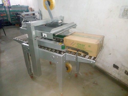 Grey Carton Box Taping Machine