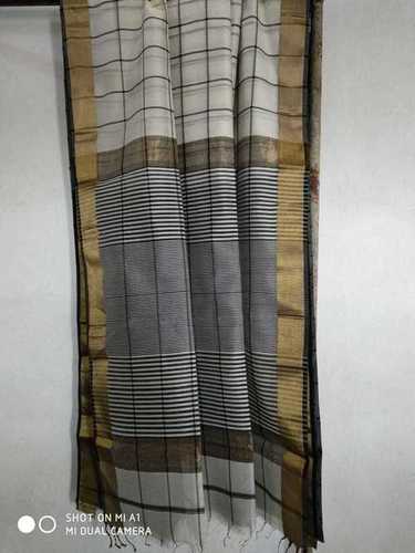 Grey Ladies Fancy Silk Saree