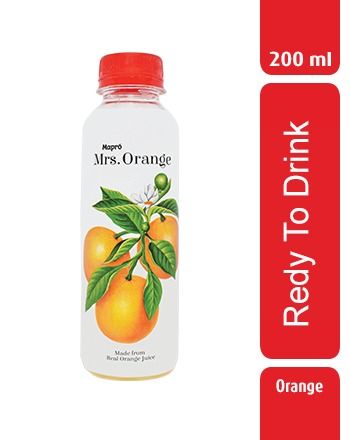 Orange Ready To Drink (200Ml) Packaging: Bottle