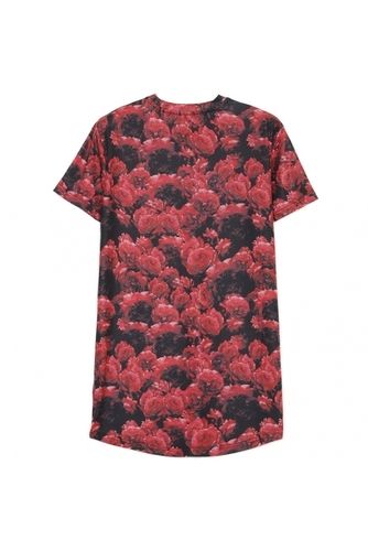 Round Neck Printed T Shirt