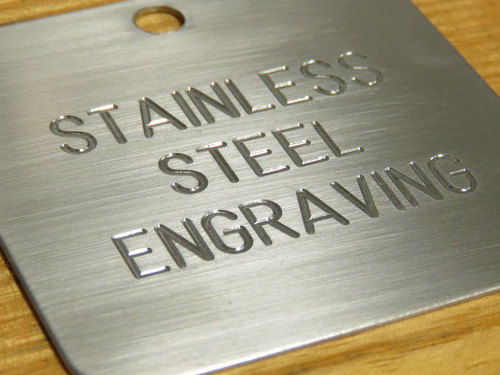 Stainless Steel Engraving