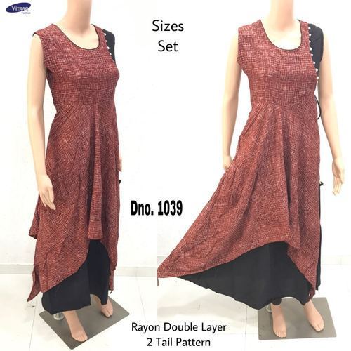 As Per Demand Ladies Sleeveless Party Wear Kurti