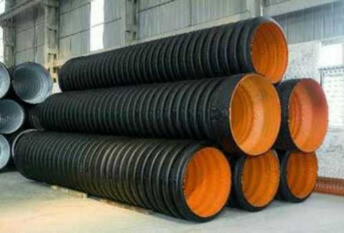 Black Color Dwc Hdpe Pipes Application: Industrial Use