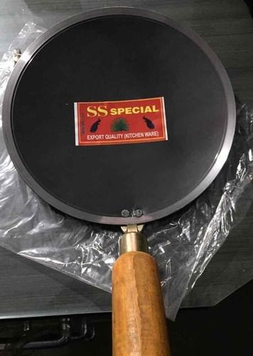 Metal Chapati Iron Tawa With Wooden Handle