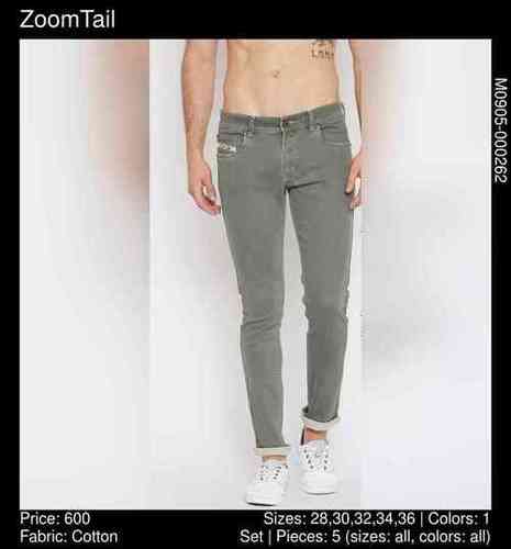 grey color jeans mens
