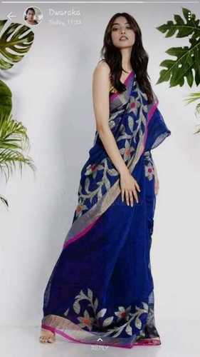 Multicolor Printed Phulia Handloom Saree