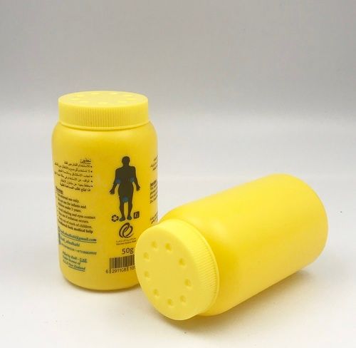 100g Round Plastic Baby Talc Powder Shaker Bottle With Mesh Filter Cap