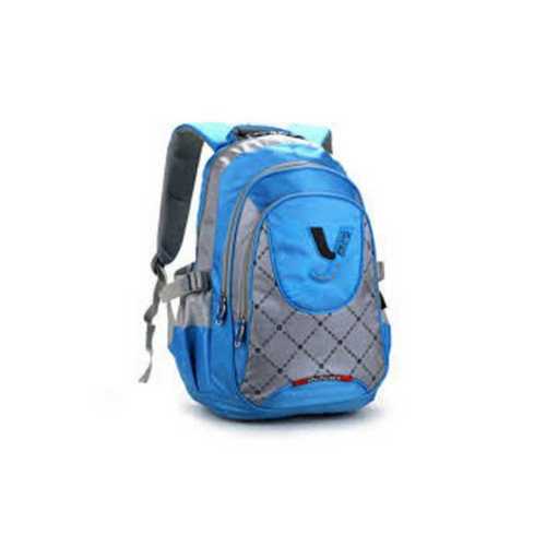 Blue 3 Compartment School Bag 