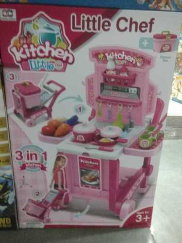 Pink Little Chief Kitchen Toy Set For Girls