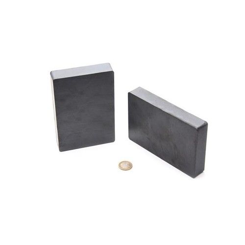 Black Neodymium Magnet Block (150Mm X 100Mm X 12.5Mm)