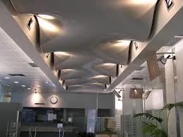 Plywood And PVC Translucent Stretch Fabric Ceiling