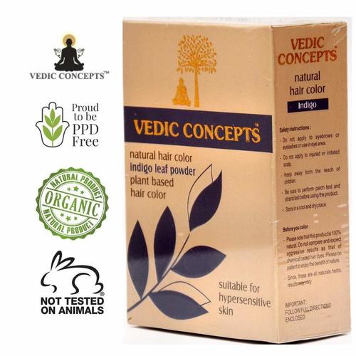 Vedic Concepts Natural Hair Color Black- Indigo