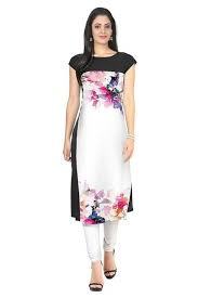 Cotton Fabric Sleeveless Printed Kurtis