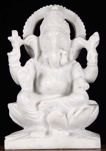 Decorative Marble Ganesha Statue