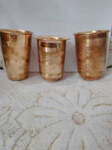 Round Light Weight Copper Glass