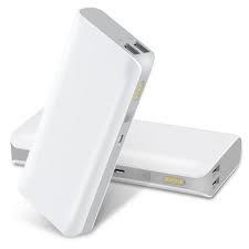 White Power Bank For Mobile Charging