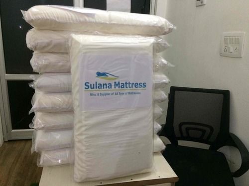 White Soft Foam Pillow With Cotton Cover